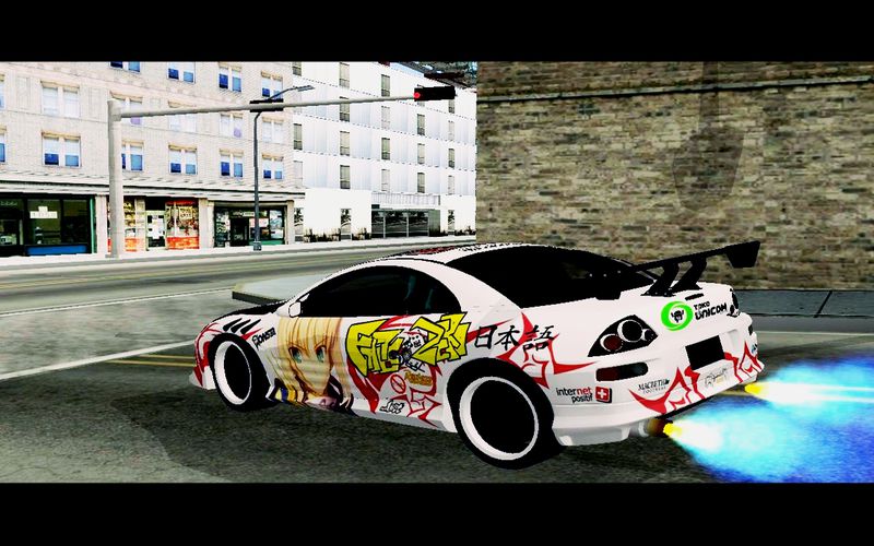 GTA San Andreas Mitsubishi Eclipse 2003 Fate Zero Itasha